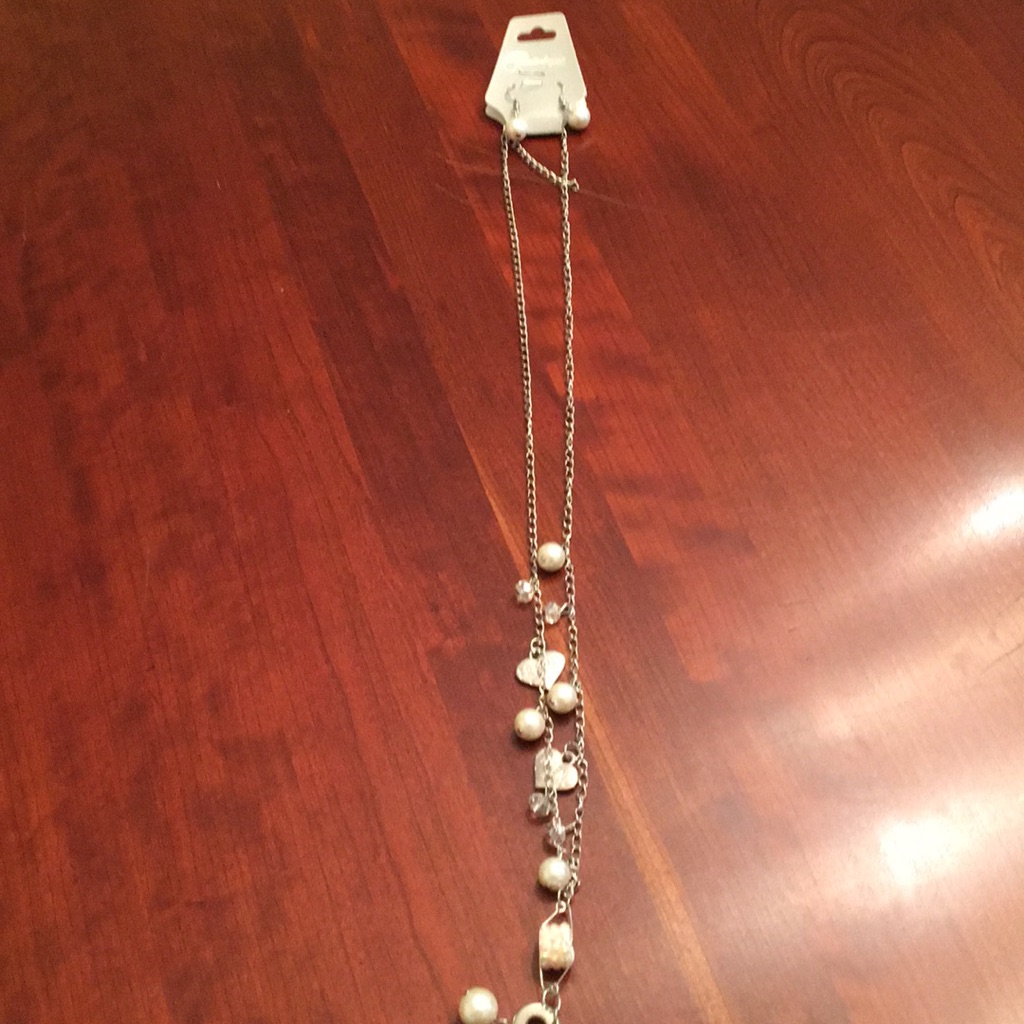 Rainbow Jewelry Necklace And Earring Set